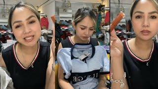 Live selling online clothes | lie jualan baju online part7