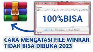 Overcoming Winrar files that cannot be opened || WinRAR Diagnostic Messages