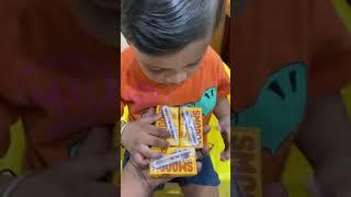 Cute baby Enjoing smoodhi juice#shortsfeed #trending