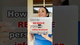 How to remove personal information from Google