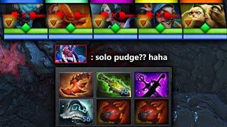 PUDGE SOLO CARRY WHEN TEAM IS GONE - DOTA 2