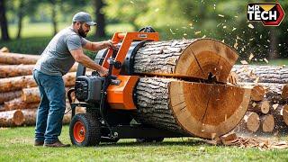 30 Mind-Blowing Firewood Processing Machines in Action! | Homemade Modern Chainsaw Machines #35