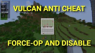 HOW TO FORCE-OP AND DISABLE VULCAN 2.8.3 ANTICHEAT w/ #liquidbounce