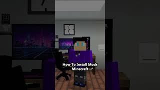 How To Install Mods Minecraft #shorts