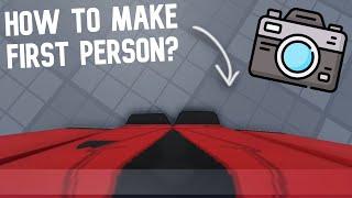 How to Make FIRST PERSON? | Roblox Studio Tutorial