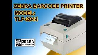 ZEBRA BARCODE PRINTER TLP2844 | DIRECT THERMAL STICKER PRINTER | LABEL PRINTER