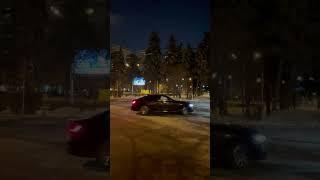 Дрифт на BMW 3. Москва. Зима. #bmw #drift #night #winter #m #moscow