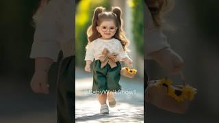 Adorable baby fashion show #baby #babyshorts #shorts #shortsviral #shortsfeed #viralshorts #foryou