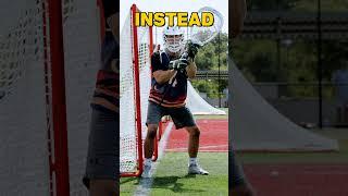 Quick Fix: Avoid Leaning on the Pipes #shorts #lacrosse #goalie