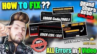 (2023 works) How to Fix All Errors of GTA 5 | All in 1 Solution 100% | All Social Club Errors