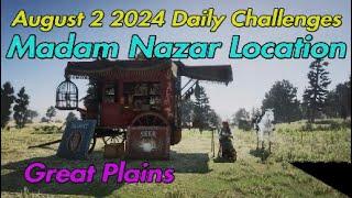 Red Dead Online Daily Challenges Madam Nazar Location August 2 2024 #rdr2 #reddead2online #rdo