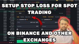 How To Setup Stop Loss For Spot Trading On Binance