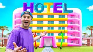 Overnight In The Worlds Only Inflatable Hotel!