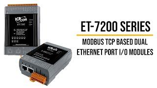 ET-7200: Modbus TCP Based Dual Ethernet Port IO Modules | ICP DAS USA