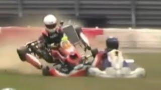 ETHAN TRENDLER AND OTHERS HUGE NEAR FLIP CRASH | NORTHEAST KARTING CHALLENGE 2023 FALL NATIONALS