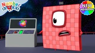 Space Division | S7 E15 | Learn Times Tables | @Numberblocks