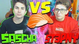 ST3PNY & SASCHA VS SUSHI !!