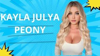 KAYLA JULYA PEONY.GERMAN VIRTUAL MODEL AND INSTAGRAM SENSATION.TOP DIVAS.