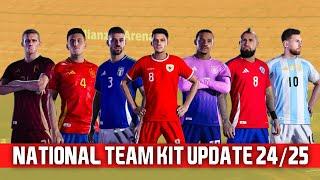 PES 2021 & Football LIfe 2024 - National Team Kits Update 24/25 V1