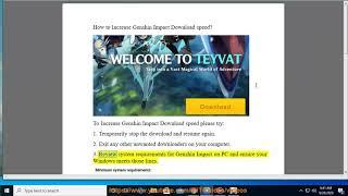 Increase Genshin Impact Download speed on Windows 10/8/7 (Fix Genshin Impact Slow Download)