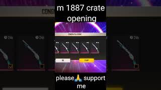 m1887 crate opening in first time   #shorts #trending #freefiremax