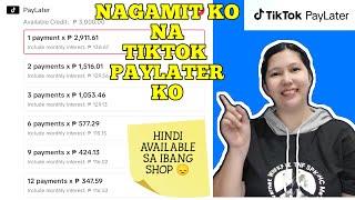 PAANO UMUTANG SA TIKTOK PAYLATER + MAGKANO INTEREST | BJANE VEE #tiktokphilippines  #tiktokpaylater