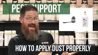 How to Use Pesticide Dust Properly | Pest Support