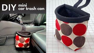 Mini Trash Can For the Car  - Easy DIY Christmas Gift