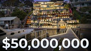 Inside THE MOST EXPENSIVE Waterfront Mansion on Sydney's Northern Beaches | Avalon Beach, NSW