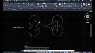 AutoCAD 2021 Tutorial: How to use Trim/Extend tool?