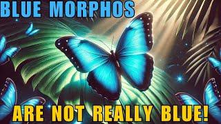 Blue Morpho Butterfly: Nature’s Living Jewel! They are not really blue! 2025