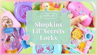 SHOWCASE Shopkins Lil' Secrets: Locks With Tiny Shoppies Full Set