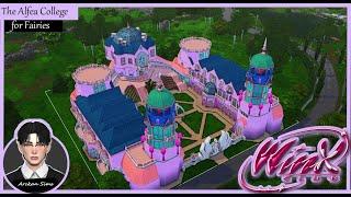 ALFEA CASTLE (Winx) 2.0 Part 1 // The Sims 4 (Speed Build) NO CC