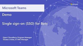 Single sign-on support for bots - Demo