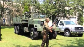 WWII Reenactors Weapons Demonstration