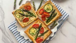 Give Summer Vegetables A Whole New Life With This Puff Pastry Tarts Recipe