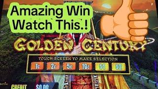 Golden century slot machine. Amazing win watch this #slots #casino #slotmachine #jackpot