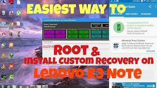Simple method to Root Lenovo K3 Note [Marshmallow]