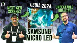  114” Bigger, Brighter, Better! Samsung Micro LED Takes Over CEDIA 2024!