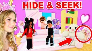 Playing HIDE & SEEK With 100 FANS In Adopt Me! (Roblox)