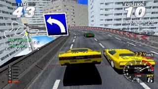 Rave Racer - Namco System 22 - Advanced - 2 Yellow Car - Extra Mode - Full Race