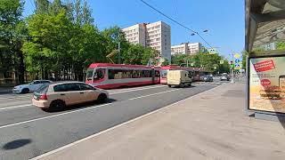 Трамвай "5214 по 55" в СПб 14-*: 71-631-02 (УКВЗ) 5214 по №55 (01.07.24)