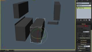 3ds max kitchen Cabinet Tweak