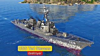 USS Ted Stevens -Destroyer | Review | 2025 January month free BattlePass | Modern warships