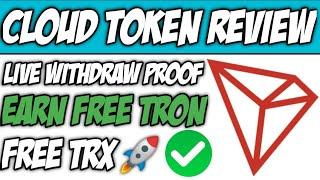 Cloud Token TRX Project Honest Review || Live Withdraw & Deposit Proof ||  || TechnoQasim