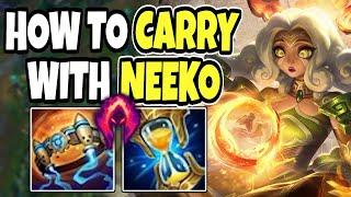 Challenger support shows you how to CARRY WITH NEEKO - neeko support -14.14 League of legends