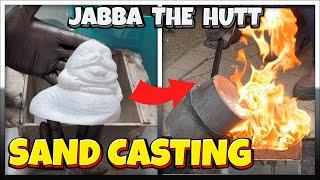 Sand Casting Jabba The Hutt In Aluminium - Ingot Joe - Let's Cook! - Melting Metal - Home Furnace