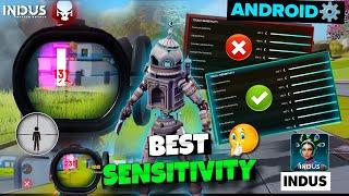 BEST SENSITIVITY Setting️For INDUS BATTLE ROYALE GAME| INDUS GAME TIPS & Tricks| INDUS BR GAMEPLAY