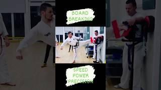 Board Breaking  #taekwondo #sports #fitness #breaking #workout