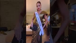 MISS UNIVERSE 2022 R’Bonney Gabriel : Crowning Ceremony OOTD #missuniverse #rbonneygabriel